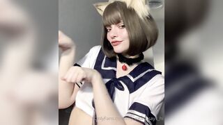 The Cutest Kitty Cat Leaked - Tongue Tricks and Fantasy Pleasure