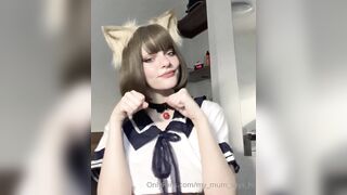 The Cutest Kitty Cat Leaked - Tongue Tricks and Fantasy Pleasure