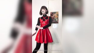 Thecutestkittycat Leaks -  Petplay Fun with My Master and Mistress in the Living Room