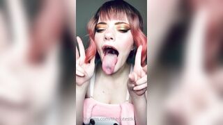 Thecutestkittycat Leaks -  Sensual Fantasy Dildo Play in the Living Room with a Blindfold
