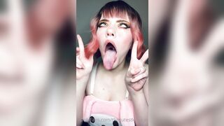 Thecutestkittycat Leaks -  Sensual Fantasy Dildo Play in the Living Room with a Blindfold
