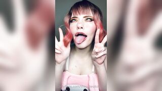 Thecutestkittycat Leaks -  Sensual Fantasy Dildo Play in the Living Room with a Blindfold