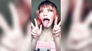 Thecutestkittycat Leaks -  Sensual Fantasy Dildo Play in the Living Room with a Blindfold