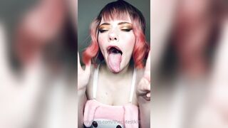 Thecutestkittycat Leaks -  Sensual Fantasy Dildo Play in the Living Room with a Blindfold