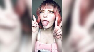 Thecutestkittycat Leaks -  Sensual Fantasy Dildo Play in the Living Room with a Blindfold