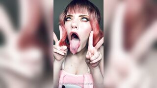 Thecutestkittycat Leaks -  Sensual Fantasy Dildo Play in the Living Room with a Blindfold