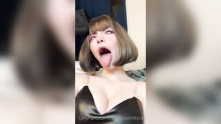 Thecutestkittycat Leaks - Kittens Sensual Lingerie Show in a Bodysuit