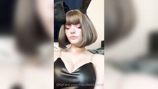 Thecutestkittycat Leaks - Kittens Sensual Lingerie Show in a Bodysuit