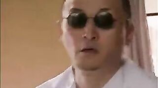 Japanese Girl getting massage by blind japanese and get fucked