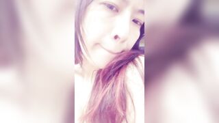 Super slutty long-haired asian MILF selfie 超淫長髮中女自拍 1