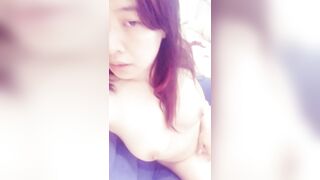 Super slutty long-haired asian MILF selfie 超淫長髮中女自拍 15