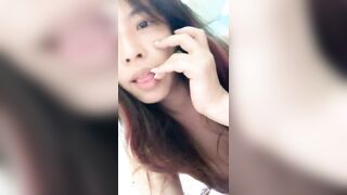 Super slutty long-haired asian MILF selfie 超淫長髮中女自拍 17