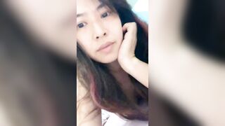 Super slutty long-haired asian MILF selfie 超淫長髮中女自拍 17