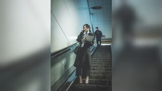 [PureMedia] Shadowin' the hotshot lady boss, Yeha - 尾行女高管