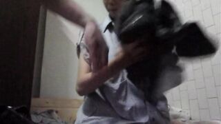 Long-haired, tattooed girl steamy sex tape leaked 長髮紋身靚女性愛流出 DS無名13 11