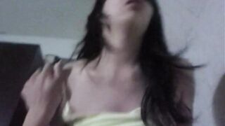 Long-haired, tattooed girl steamy sex tape leaked 長髮紋身靚女性愛流出 DS無名13 26