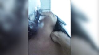 Long-haired, tattooed girl steamy sex tape leaked 長髮紋身靚女性愛流出 DS無名13 35