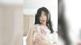TikTok's silky-haired influencer’s slut self-shot leaks 抖音白滑長髮網紅自拍流出 1