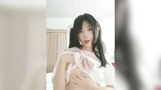 TikTok's silky-haired influencer’s slut self-shot leaks 抖音白滑長髮網紅自拍流出 1