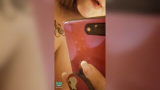 G-Cup Blonde Busty Girl's Nude Chat Leaked / G Cup 金髮巨乳妹子裸聊流出 12