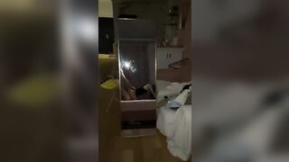 Long-haired, slender slut sex tape leaked  / 電眼長髮苗條正妹愛愛流出 2