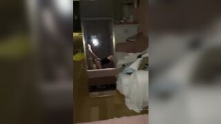Long-haired, slender slut sex tape leaked  / 電眼長髮苗條正妹愛愛流出 2