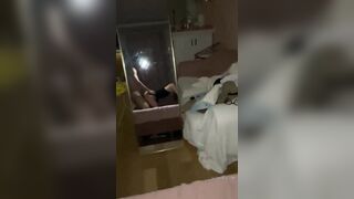 Long-haired, slender slut sex tape leaked  / 電眼長髮苗條正妹愛愛流出 2