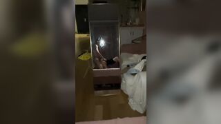 Long-haired, slender slut sex tape leaked  / 電眼長髮苗條正妹愛愛流出 2