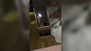 Long-haired, slender slut sex tape leaked  / 電眼長髮苗條正妹愛愛流出 2