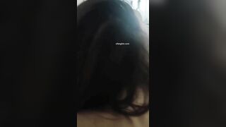 Pure beauty in black stockings loves footjob / 純情黑絲美女愛腳交 6