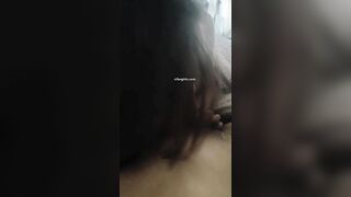 Pure beauty in black stockings loves footjob / 純情黑絲美女愛腳交 6