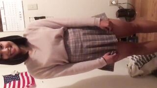 Bald Dude hooks up with curvy young college girl / 光頭漢約炮妙齡大波學生妹 7