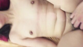 Stunning couple’s private sex tape leaks / 頂級顏值情侶私密自拍外洩，清純女神被男友猛幹 6