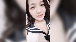 Super lewd high school uniform selfie nude / 高校生制服美少女自拍裸片流出，挑逗你的每一根神經 6