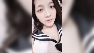 Super lewd high school uniform selfie nude / 高校生制服美少女自拍裸片流出，挑逗你的每一根神經 6