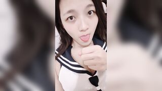 Super lewd high school uniform selfie nude / 高校生制服美少女自拍裸片流出，挑逗你的每一根神經 14