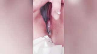 Shaved Cosmetic College Girl Sex Tape / 新北-莊敬高職-葉O涵-美容科淫蕩小母狗 7