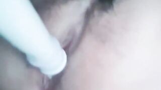 巨乳大乳暈台妹自慰玩逼 / Busty Taiwanese Babe with Massive Areolas Fingers Her Wet Pussy Solo 1