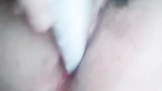 巨乳大乳暈台妹自慰玩逼 / Busty Taiwanese Babe with Massive Areolas Fingers Her Wet Pussy Solo 1