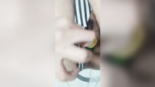 巨乳大乳暈台妹自慰玩逼 / Busty Taiwanese Babe with Massive Areolas Fingers Her Wet Pussy Solo 3