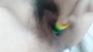 巨乳大乳暈台妹自慰玩逼 / Busty Taiwanese Babe with Massive Areolas Fingers Her Wet Pussy Solo 4