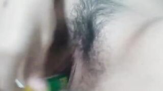 巨乳大乳暈台妹自慰玩逼 / Busty Taiwanese Babe with Massive Areolas Fingers Her Wet Pussy Solo 9