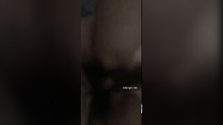 MILF Wife Rides Hubby Dry! Tits Bouncing Wildly / 熟女老婆騎乘位榨乾老公 1