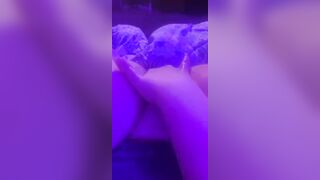 Petite Influencer Private Stream Stripping & Tit Play for Fans / IG小網美私播賺外快 脫衣揉奶誘惑粉絲 2