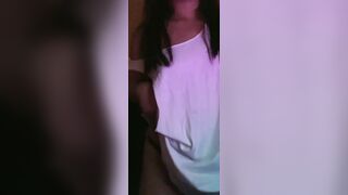 Petite Influencer Private Stream Stripping & Tit Play for Fans / IG小網美私播賺外快 脫衣揉奶誘惑粉絲 6