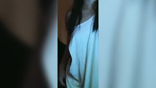 Petite Influencer Private Stream Stripping & Tit Play for Fans / IG小網美私播賺外快 脫衣揉奶誘惑粉絲 6