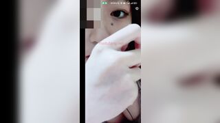 LINE Vid: Chubby Big-Tits Girl's Leaked Breast-Flashing Selfie Madness / LINE視訊：胖妞大波妹露乳自拍瘋狂流出 1