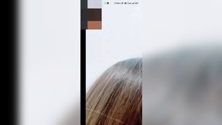 LINE Vid: Chubby Big-Tits Girl's Leaked Breast-Flashing Selfie Madness / LINE視訊：胖妞大波妹露乳自拍瘋狂流出 2