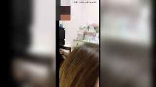 LINE Vid: Chubby Big-Tits Girl's Leaked Breast-Flashing Selfie Madness / LINE視訊：胖妞大波妹露乳自拍瘋狂流出 2