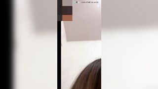 LINE Vid: Chubby Big-Tits Girl's Leaked Breast-Flashing Selfie Madness / LINE視訊：胖妞大波妹露乳自拍瘋狂流出 2